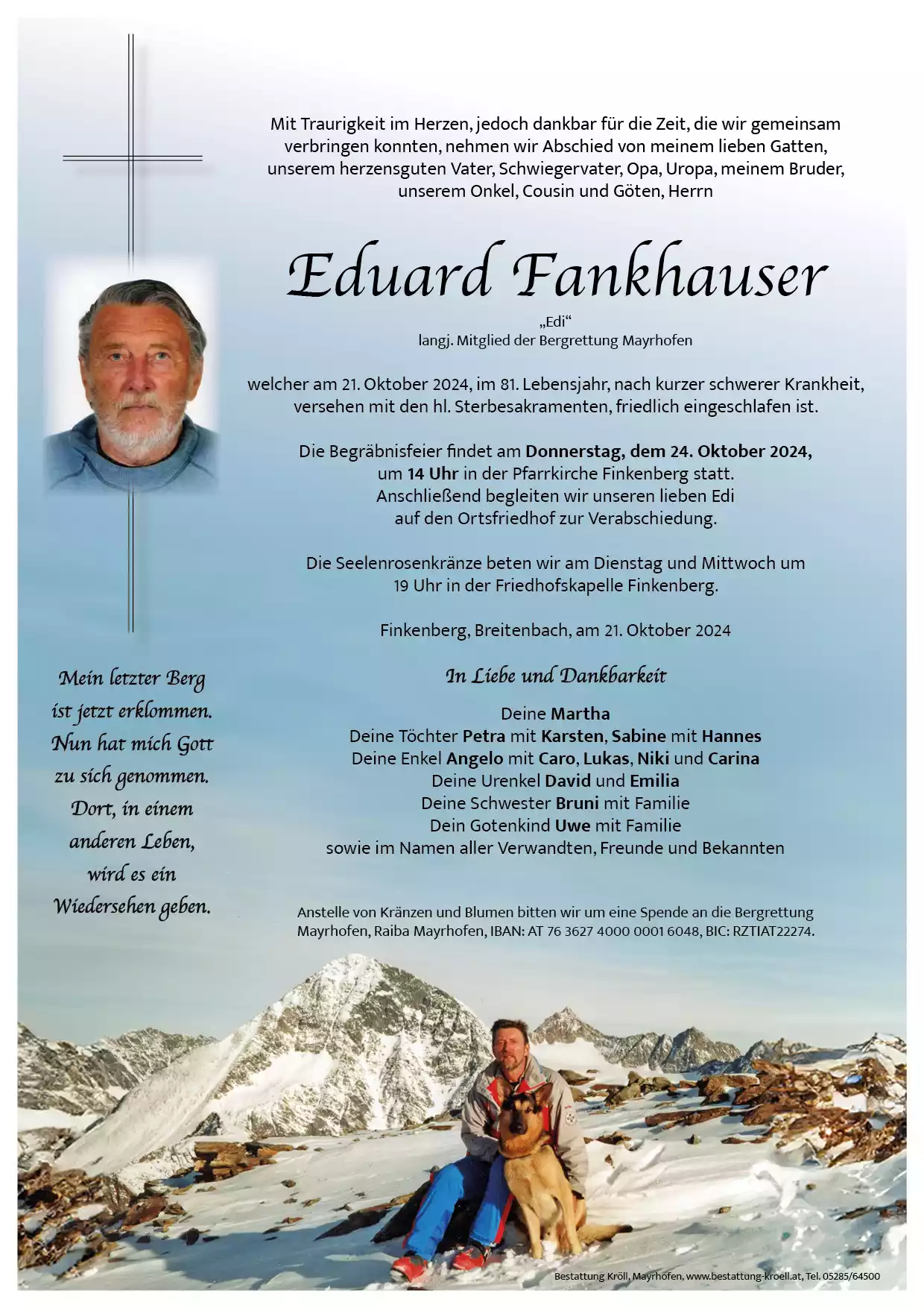 Parte von Eduard Fankhauser